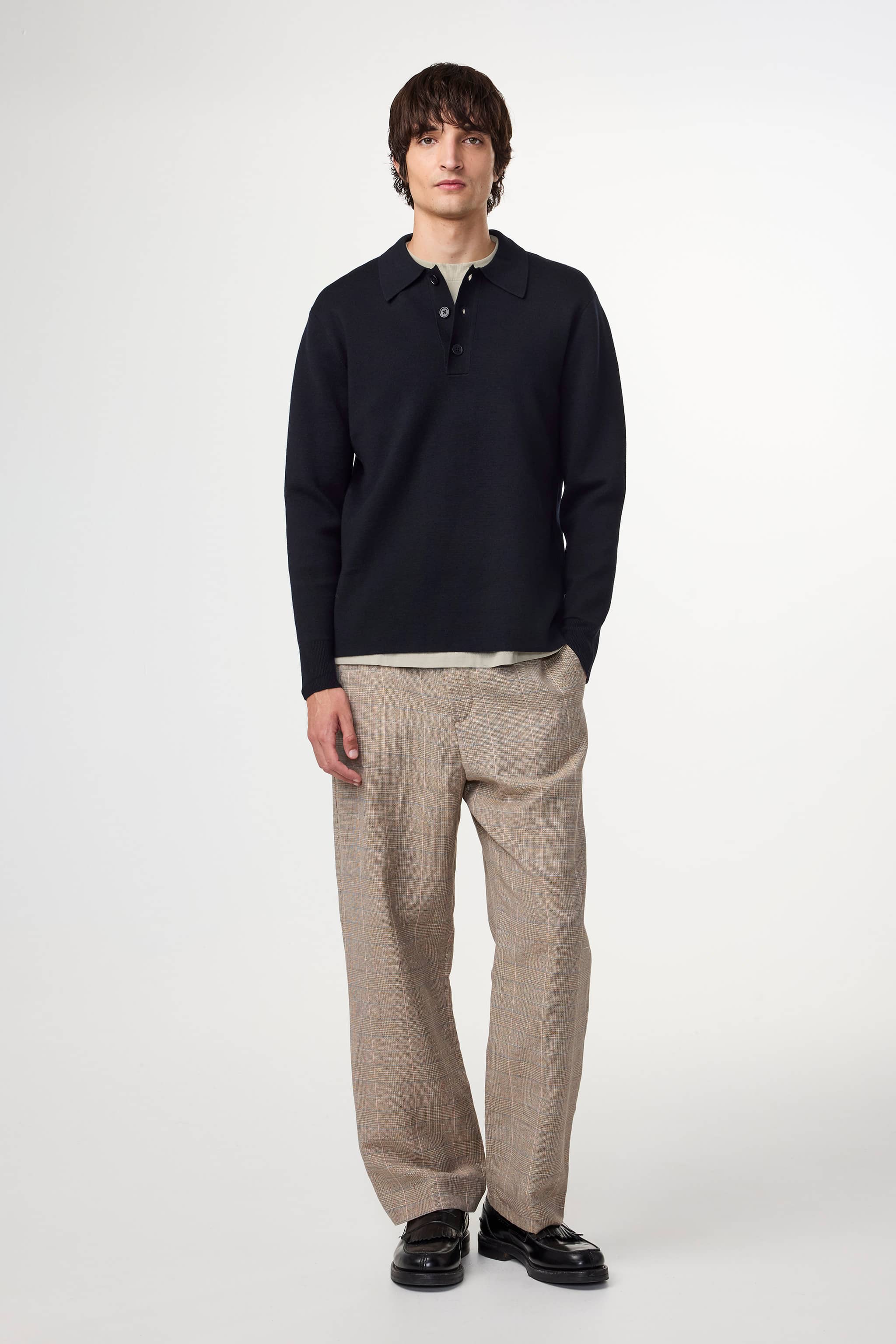 Harald 6530 men's polo - Deep Navy - Buy online at NN.07®