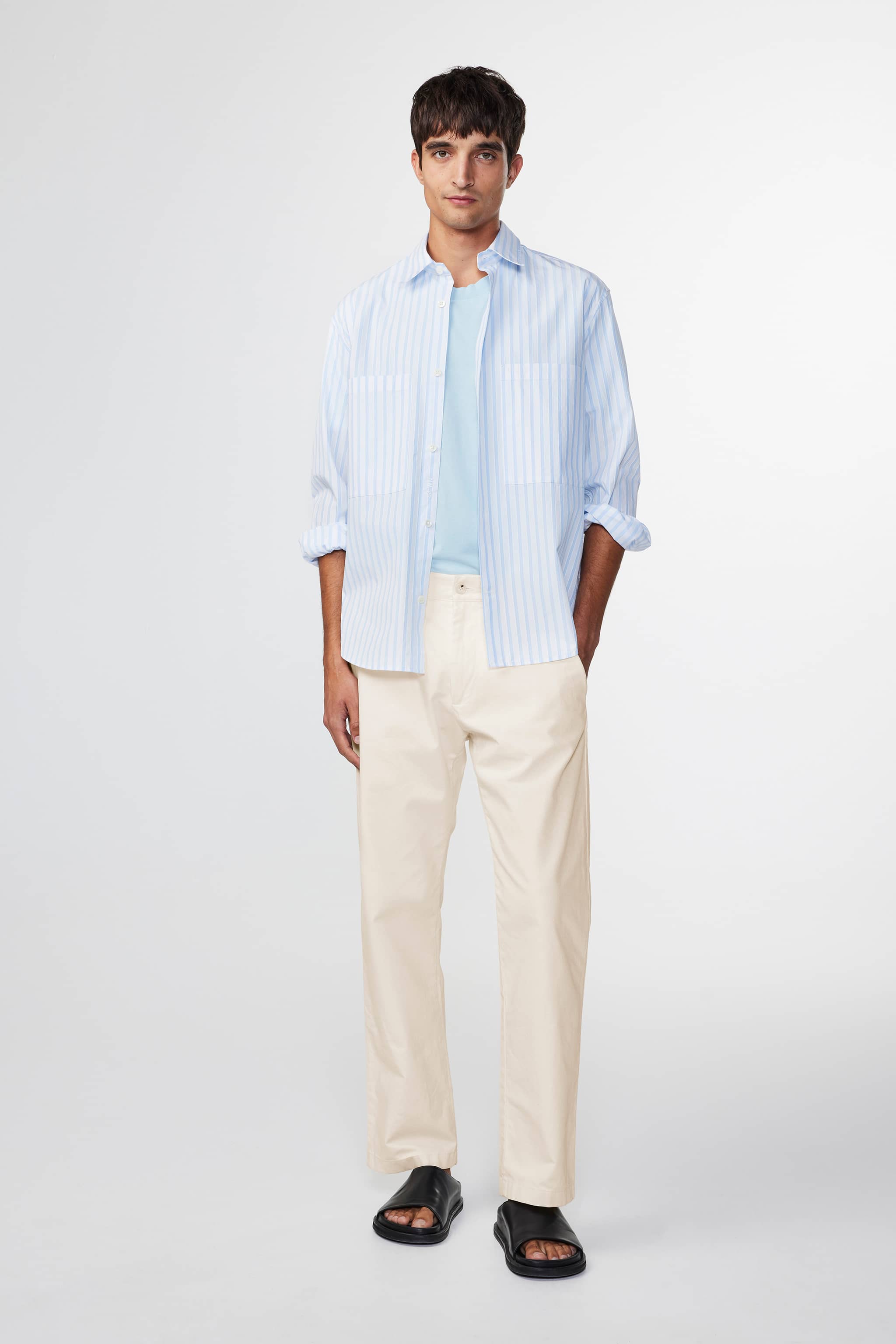 Alex 1802 men's chinos - Off White - Buy online at NN.07®