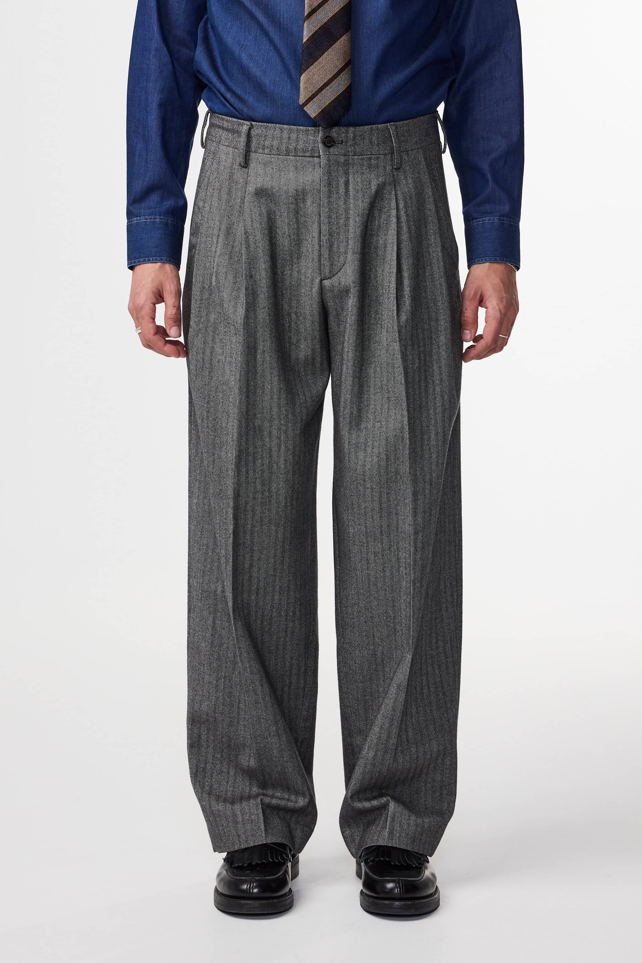 Justin 10001 men's pants - Black Melange - Buy online at NN.07®