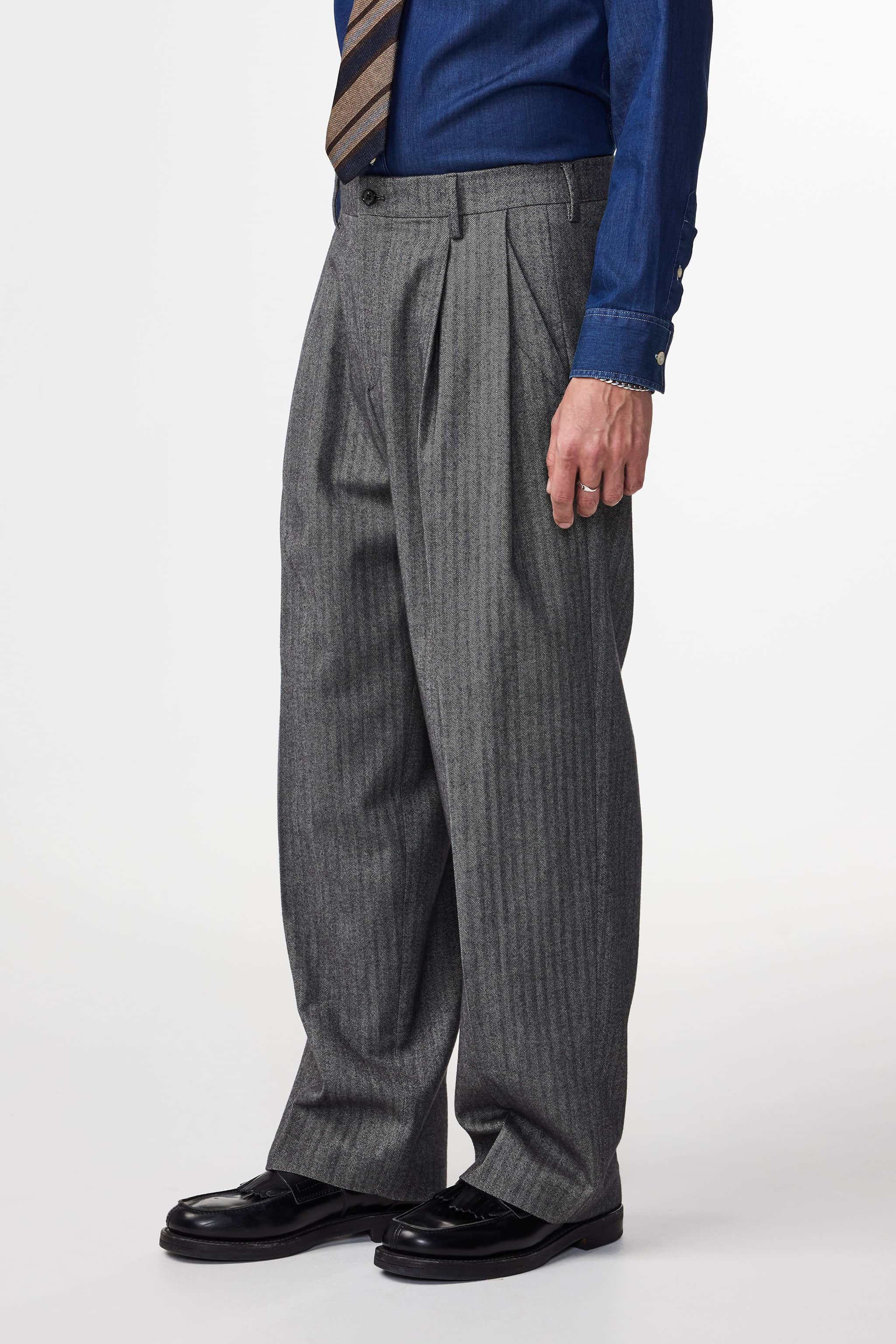 Justin 10001 men's pants - Black Melange - Buy online at NN.07®