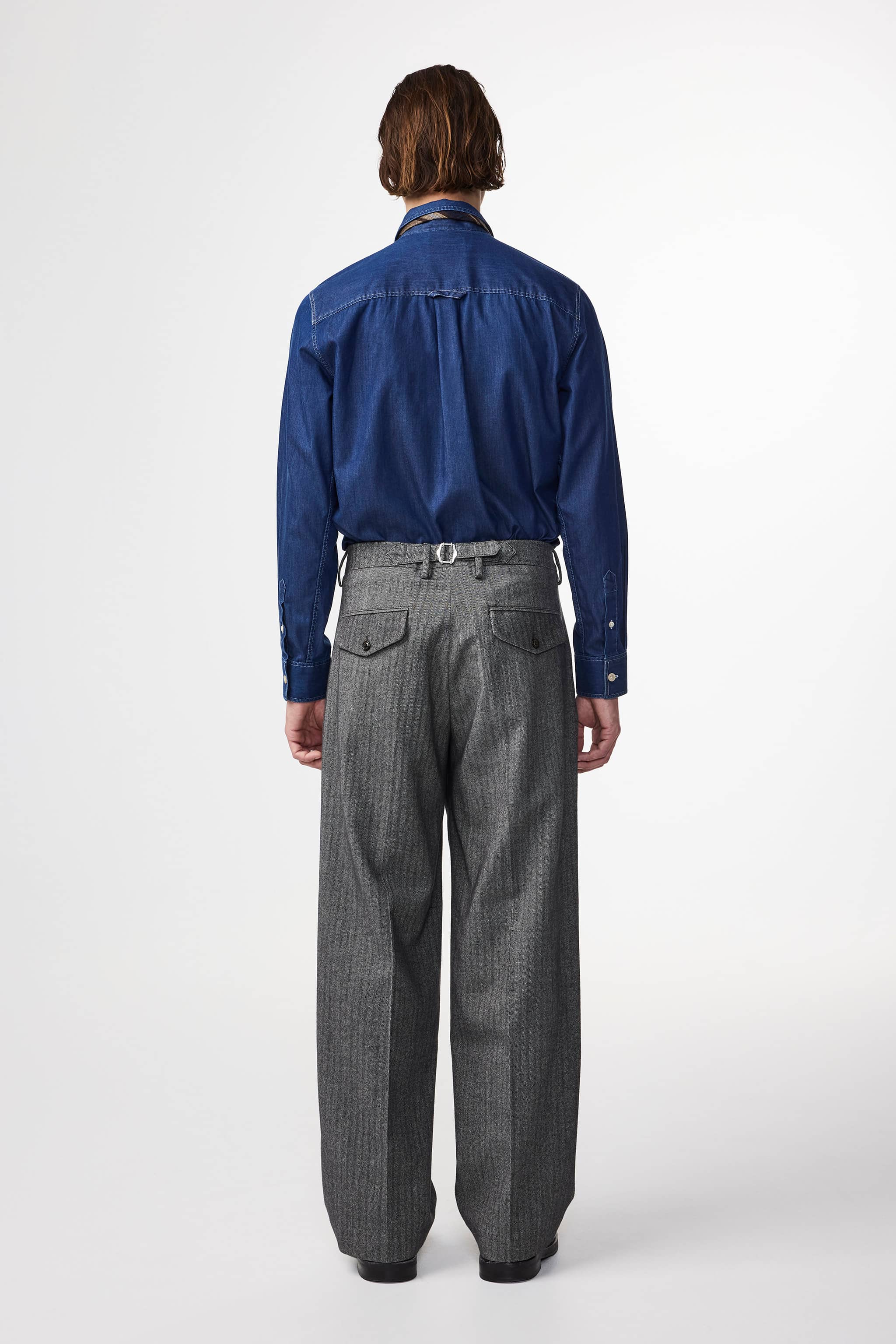 Justin 10001 men's pants - Black Melange - Buy online at NN.07®